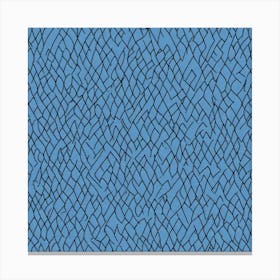 Abstract Pattern - Blue Canvas Print