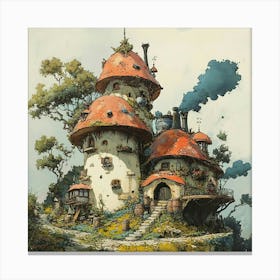 House Of Frogs Canvas Print