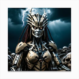 Queen of Death Canvas Print