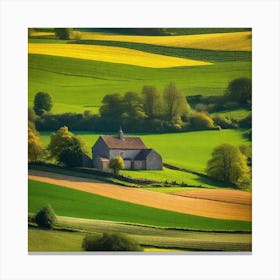 House In The Countryside 20 Canvas Print