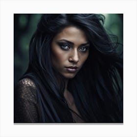 Dark Beauty Canvas Print