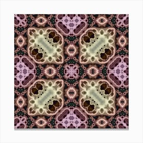 Pink Pattern Abstract Watercolor 1 Canvas Print