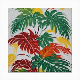 Tropical Leaves Canvas Print