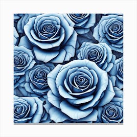 Blue Roses 15 Canvas Print
