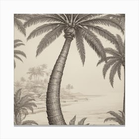 Palm Tree Canvas Print