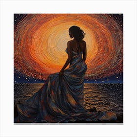 Sunset In The Sky Canvas Print