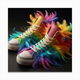 Rainbow art Canvas Print