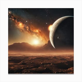 Nasa Space Painting 1 Canvas Print