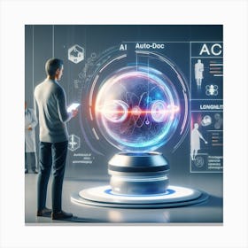 Futuristic Technology Canvas Print