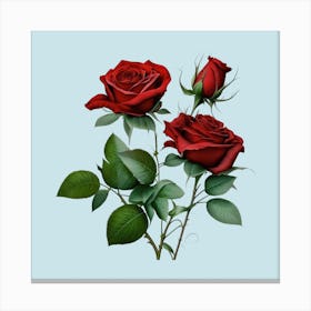 Red Roses Canvas Print