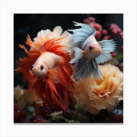 Siamese Betta Fish 1 Canvas Print