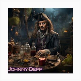 Johnny Depp 2 Canvas Print