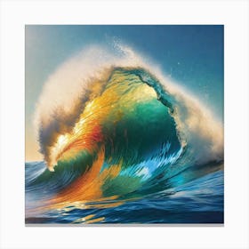 Rainbow Wave 4 Canvas Print