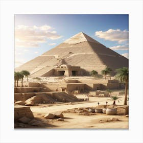 Pyramids Of Giza Canvas Print