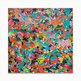 Painterly Abstract Painting Canvas Print