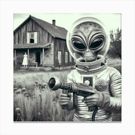 Alien Man 1 Canvas Print