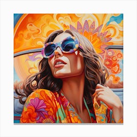 'Sunshine Girl' 3 Canvas Print