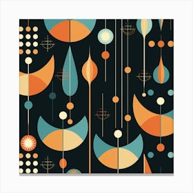 Abstract Geometric Pattern Vector Canvas Print