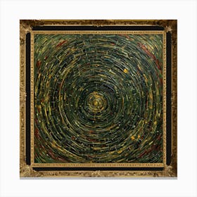 Spiral Painting Canvas Print