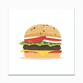 Hamburger Canvas Print