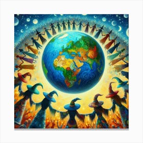 World Around Us Canvas Print