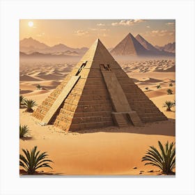 Pyramids Of Giza 2 Canvas Print