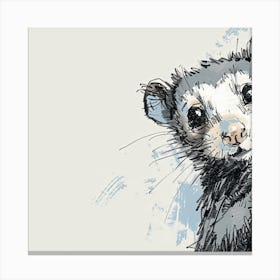 Ferret Canvas Print