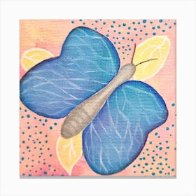 Blue Butterfly Canvas Print