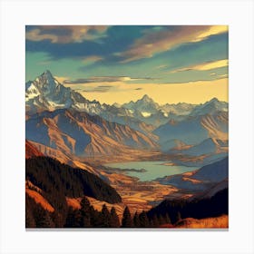 Alpine Serenity 6 1 Canvas Print