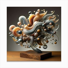 Abstract Sculpture 2 Canvas Print