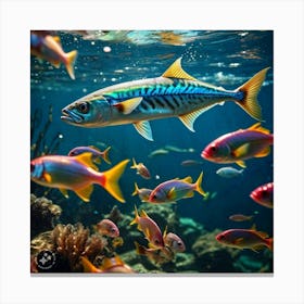 Colorful Fishes Canvas Print