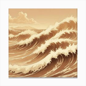 Sea Waves Canvas Print