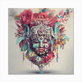 Asian Head Canvas Print