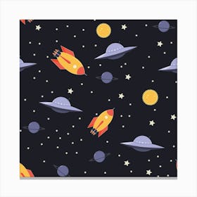 Spaceships Canvas Print