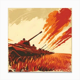 Russian Tanks 1 Canvas Print