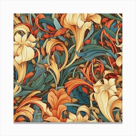 Floral Pattern 2 Canvas Print