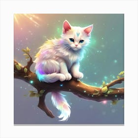 Fairy Cat 3 Canvas Print