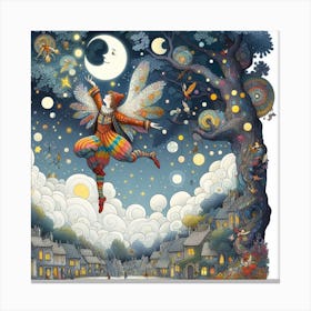 Fairy In The Sky Canvas Print