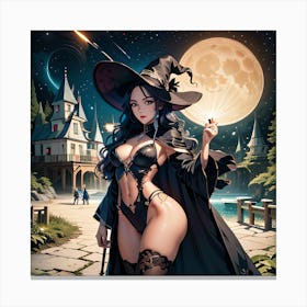 Witches 4 Canvas Print
