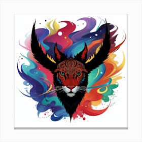 Wolf goat Canvas Print