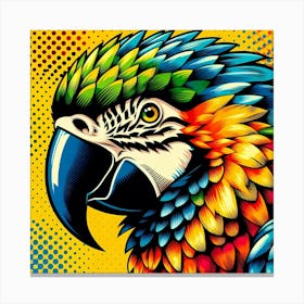 Pop Parrot 10 Canvas Print