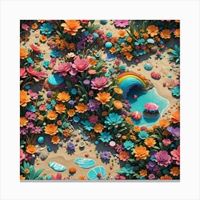 3d Art Canvas Print