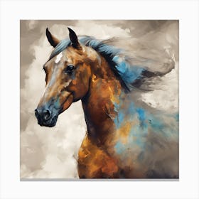 Horse Painting Canvas Print