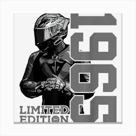 Limited Edition 1965 Biker Motorbike 57th Birthday Canvas Print