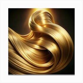 Golden Hair Canvas Print