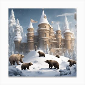 Bear Kingdom Canvas Print