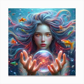 Mermaid 45 Canvas Print