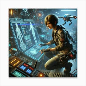 Maya Ryen Hacking Expertise Canvas Print