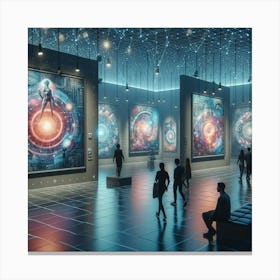 Futuristic Gallery Canvas Print