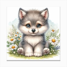 Husky Puppy Canvas Print